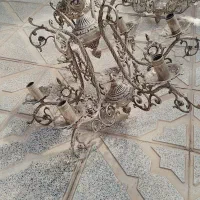 4عددلوستر برنزی سلطنتی شش شاخه