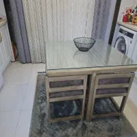 میز و صندلی. غذا خوری چهار نفره کارکرده