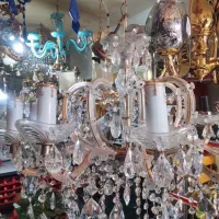 لوستر کریستالی چک اصل اصل اصل ده شاخه|لوستر و چراغ آویز|تبریز, |دیوار