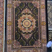 فرش ۱۲ متر باغ ملک سرمه ای هراج ضیاء|فرش|مشهد, سپاد|دیوار