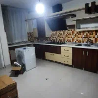 کابینت هایگلاس با گاز رومیزی سینک  هود و شیر اهرمی