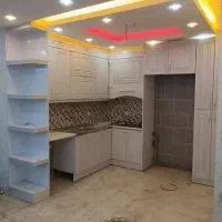 کابینت آشپزخانه MDF و هایگلاس پیش ساخته//ارینبG45|مصالح و تجهیزات ساختمان|الشتر, |دیوار