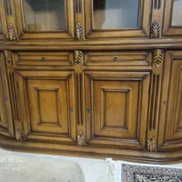 ویترین ۲ تیکه چوب گردو|بوفه، ویترین، کنسول|تهران, لویزان|دیوار