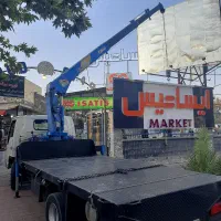 جرثقیل خاور 3 تن دکل بلند جهت کار شبانه روزی|خدمات حمل و نقل|شیراز, ترمینال باربری|دیوار