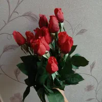 گل رز قرمز|گل مصنوعی|شاهرود, |دیوار