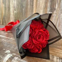 دسته گل رز ربانی خواستگاری تولد قیمت اقتصادی|گل مصنوعی|اصفهان, باغ گلها|دیوار
