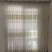 دوپرده زیر پرده یکی ۲/۵طول ۲عرض اون یکی کوچیکتر|پرده، رانر، رومیزی|قائم‌شهر, |دیوار