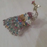جاجواهری طاووس برنز