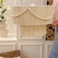 لوستر رافیا و مکرومه