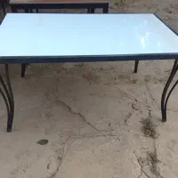 میز ۶ نفره با رویی ام دی اف