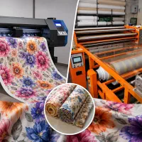 چاپ روی پارچه ،چاپ پارچه با طرح دلخواه حتی 1 متر