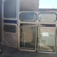 درب و پنجره آلومینیوم سالم و تمیز|مصالح و تجهیزات ساختمان|شاهرود, |دیوار