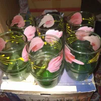 پارچ و لیوان بلور قدیمی سالم .اکبند|کلکسیون اشیاء عتیقه|قزوین, |دیوار