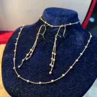 نیم ست طلا گوی تراش