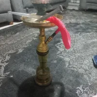 قلیان برنجی تو پر