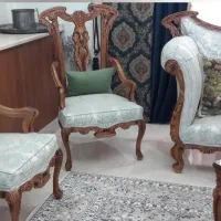 مبلمان ۸نفره چوب اصل رایش|مبلمان خانگی و میز عسلی|تهران, یوسفآباد|دیوار