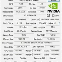کارت گرافیک کمیاب Geforce 9800 یک گیگ