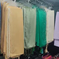 شال ساتن مهره دوری شده درجه یک|لباس|یاسوج, |دیوار