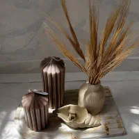 انواع ست های دکوری شمع و سنگ مصنوعی|صنایع دستی و سایر لوازم تزئینی|کاشان, زیدی|دیوار