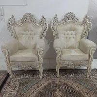 مبل ۷ نفره سلطنتی و جلو مبلی و عسلی در حد نو|مبلمان خانگی و میز عسلی|رباط‌کریم, |دیوار