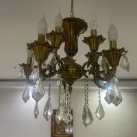 لوستر ۵شاخه جنس برنج ۲ عدد