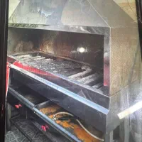 منقل کبابی بزرگ رستورانی شاهین شهر