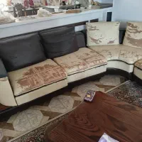 فروش مبل ۷نفره با شزلون|مبلمان خانگی و میز عسلی|بم, |دیوار