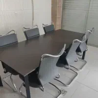 مجموعه میز مدیریتی، میز و صندلی کنفرانسی در حد نو