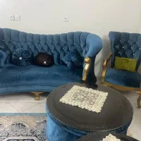 سرویس مبل کلاسیک راحتی  با میز نهار خوری ست|مبلمان خانگی و میز عسلی|تهران, شوش (باغ آذری)|دیوار