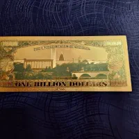 اسکناس فانتزی یک میلیون دلار آمریکا روکش طلا|کلکسیون سکه، تمبر، اسکناس|کرمانشاه, |دیوار