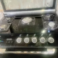 گاز طرح فر،صفحه شیشه،نو