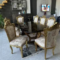 میز ناهارخوری ۸نفره سالم