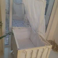 گهواره کودک نونو به رنک سفید خیلی مناسب خواب کودک|اسباب و اثاث بچه|میاندوآب, |دیوار