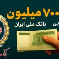 امتیاز ۷۰۰ میلیونی بانک ملی