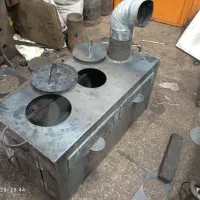 بخاری هیزمی سه کاره ورق ۲ میل|بخاری، هیتر، شومینه|ابهر, |دیوار