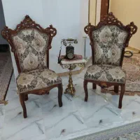 مبلمان سلطنتی با چوب راش ۹نفره|مبلمان خانگی و میز عسلی|کرمانشاه, |دیوار