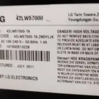 ال ای دی  ۴۲ اینچ ۳ بعدی ال جی|تلویزیون و پروژکتور|شبستر, |دیوار