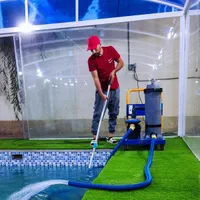 نظافت و جارو استخر خدمات استخر