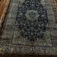 فرش دست بافت گل ابریشم
