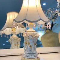 آباژور جنس چینی درجه یک پایه برنز