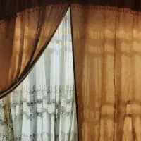 الوژن سقفی استیل۲۰عدد و پرده ساتن جنس خوب|ریسه و چراغ تزئینی|شیراز, زرهی|دیوار