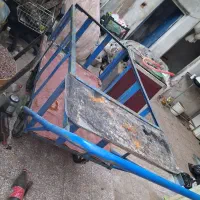 گاری دستی چهار چرخ حفاظ دار میوه فروشی