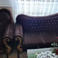 آینه شمعدان و مبل عسلی|مبلمان خانگی و میز عسلی|همدان, |دیوار