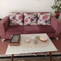 مبل راحتی ۷ نفره همراه با میز و عسلی|مبلمان خانگی و میز عسلی|تهران, شهرک آزادی|دیوار