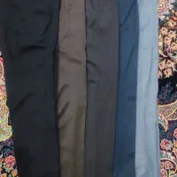 تعدادی شلوار مردانه در حد نو،پارچه ای و لی|لباس|قم, چهل درخت|دیوار