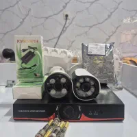 پک کامل ۲ عدد دوربین کارکرده سالم  نصب رایگان