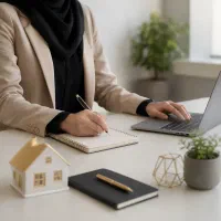 همکار خانم، مشاور املاک