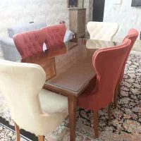میز غذاخوری ۶ نفره چوب راش سالم