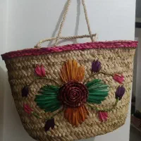 زنبیل حصیری