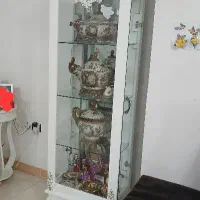 بوفه سفید MDF سه طبقه نو ۶ ماهه خریدم